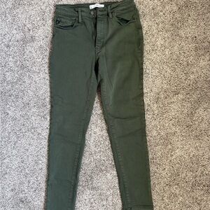 KanCan Forest Green Women's Skinny Jeans